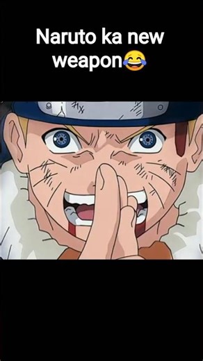 naruto kaa new weapon😂#narutofannyscen #viral