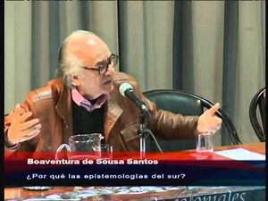 CONFERENCIA BOAVENTURA DE SOUSA SANTOS UNRC