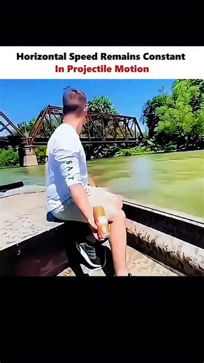 ᴀɪ | ᴛᴇᴄʜ | ᴘʜʏsɪᴄs | sᴄɪᴇɴᴄᴇ | ғᴀᴄᴛs on Instagram: "🏹 Why the Horizontal Speed of a Projectile Never Changes Follow @inside_science_ for daily insights that make physics come alive ⚙️ When you launch a ball, an arrow, or even a rocket, its motion splits into two independent parts — horizontal and vertical. The horizontal speed (velocity along the x-axis) stays constant throughout the flight, as long as air resistance is ignored. That’s because once the projectile leaves your hand, no external