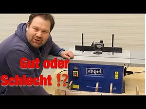 Scheppach HF 50 - The crap can go ⁉️ Router table I Table router