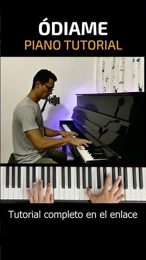 ÓDIAME, Julio Jaramillo 🎹 PIANO TUTORIAL ✅