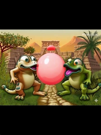 Fight, Frog From Zuma Deluxe VS Frog From Zuma's Revenge, AI Videos