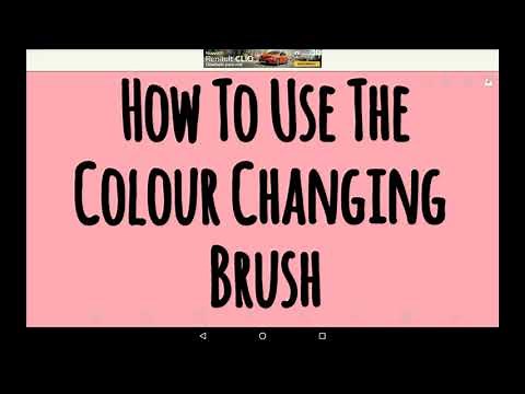 How To Use The Colour Changing Brush - Ibis Paint X Tutorial For Beginners