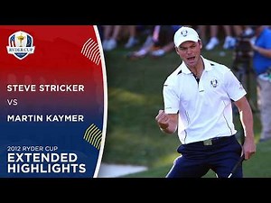 Martin Kaymer vs Steve Stricker | Extended Highlights | 2012 Ryder Cup