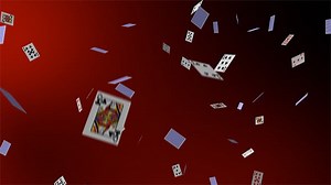Falling Playing Cards