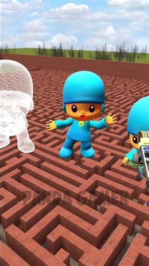 GUESS ALL SIZE POCOYO DANCE TEAM BIG MAZE Garry's Mod