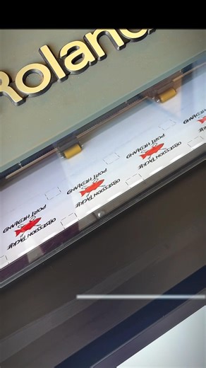 We normally do wide format printing in length and not small prints but when a clients getting a killer boat wrap and asks for some, who are we to say no 🤪#Stickers #roland #fishing #tackle | Wrapped Up Kustom Graphics