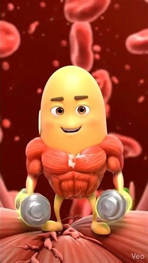 How Muscles Actually Grow 💪 Whey Protein & chana Explained (Animation)