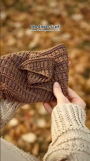 Beautiful Small Knit Scarf