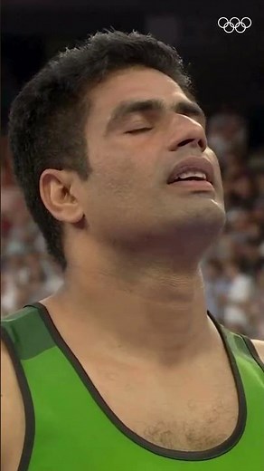 Arshad Nadeem's record-breaking throw of 92.97m earned him Olympic gold. 🥇🇵🇰 #Paris2024 #Olympics