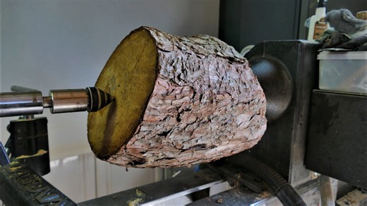 Turning a Red Pine Lump into a Stunning Masterpiece