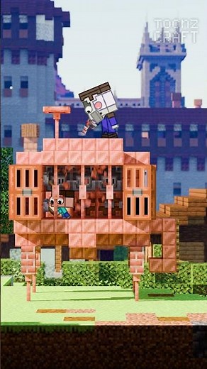 ⌚ Time Machine (Minecraft Animation) #shorts #cartoon