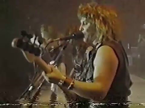 Helix, Live on Much Music, Edmonton, Alberta, Canada, 1985,, Long Way to Heaven Tour.