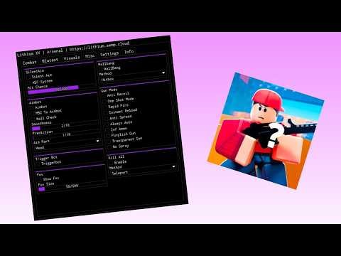 Arsenal Lithium UNDETECTED Script | Wallbang Aimbot Spinbot Kill All ESP Gun Mods Inf Ammo | KEYLESS