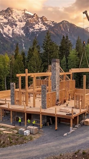 Luxury Mountain Lodge Construction From Raw Land | Start to Finish