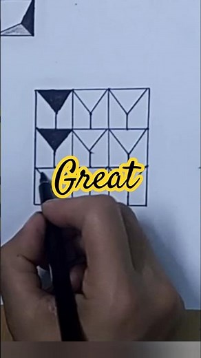 Easy for Beginners #geometricart #funwithart207 #youtubeshorts