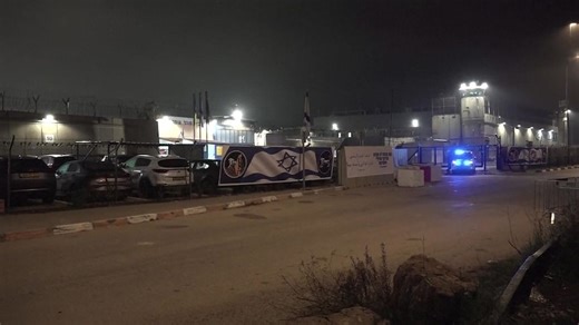 Israel begins releasing prisoners from Ofer prison in the West Bank.