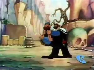 128 Spinach Packin' Popeye Popeye The Sailor cartoon