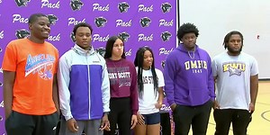 6 Lufkin students sign for college athletic programs