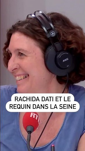 Rachida Dati and the shark in the Seine