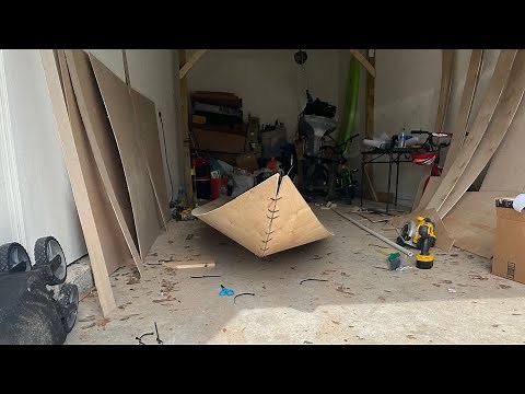 Skiff build part 7 - Stitch and glue