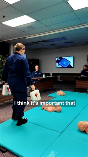 These Coasties have heart. Atlantic Area and East District members came together in Portsmouth for lifesaving training—showing up voluntarily to train, learn, and be ready when it matters most. 🛟 | U.S. Coast Guard Atlantic Area Command