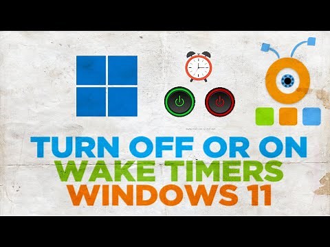 How to Turn On or Off Wake Timers in Windows 11