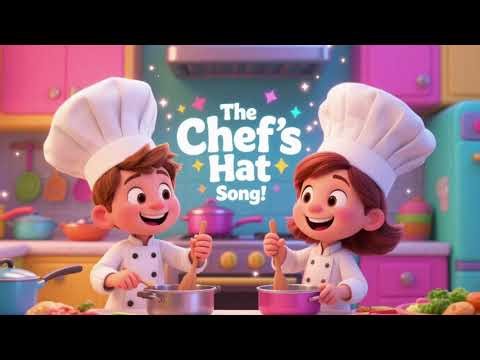 The Chef’s Hat Song! 👩‍🍳 | Fun Kids Song for International Chefs Day | #Cooking #Learning #Kids