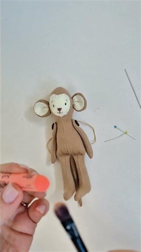 Monkey Family Sewing Pattern PDF | DIY Stuffed Animal Doll Family Tutorial