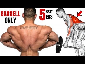 5 BEST BACK EXERCISES WITH BARBELL ONLY AT GYM