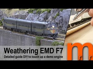 Touching up EMD F7 Demonstrator Engine - Detailed guide DIY