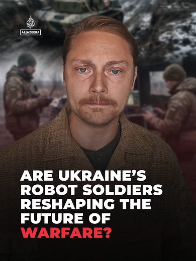 Ukraine has been deploying robots on its frontlines to deliver supplies, evacuate the wounded, and take on combat roles. . With AI increasingly shaping wartime decisions, Al Jazeera's Nils Adler looks at where warfare might be headed. #news