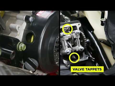 Scooter Valve Adjustment