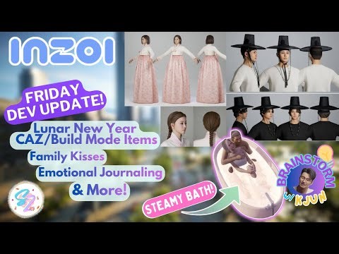 New Family Interactions, Lunar New Year Items and More! | inZOI Friday Dev Update