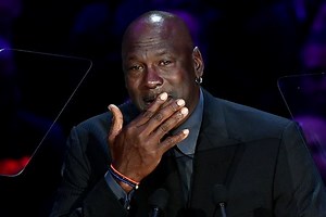 Michael Jordan References Crying Meme In Tearful Kobe Tribute