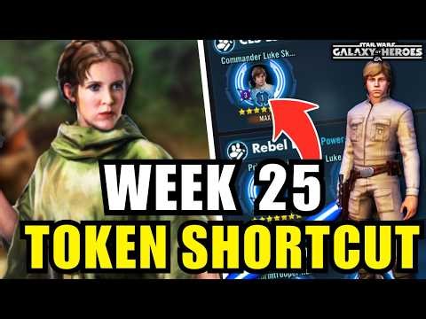 Unlocking Commander Luke Skywalker is even EASIER Now! - SWGOH (F2P Week 25)
