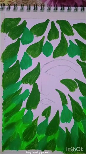 Easy Acrylic Painting for Beginners | Mystical Leaf Art 🌱 Relaxing Art Tutoria#art