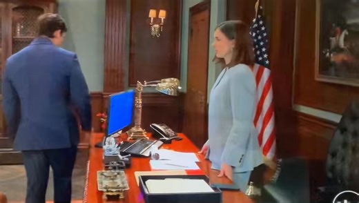 Willow: I would like your permission to take Wiley and Amelia out of state to go to Disney WorldMichael: That’s why you apologized for the other night, because you need me to sign off on your requestChase shows up with flowers for Willow#GH