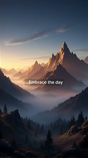 Rise . Embrace the day . Feel the calm 🌄