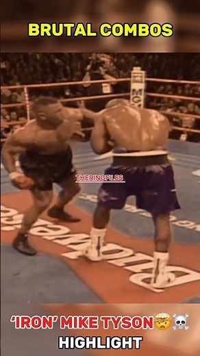 Highlights Brutal Combos ‘IRON’ MIKE TYSON🤯☠️ #boxing #miketyson #sports