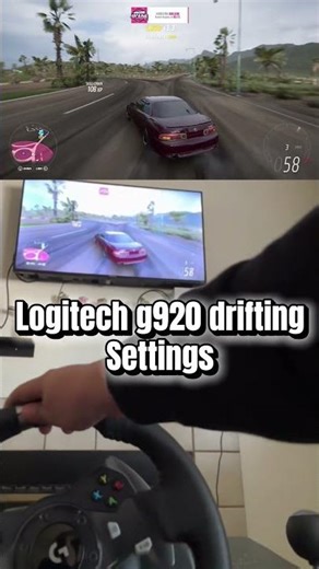Logitech G920 drift Forza 5 (comment for settings)