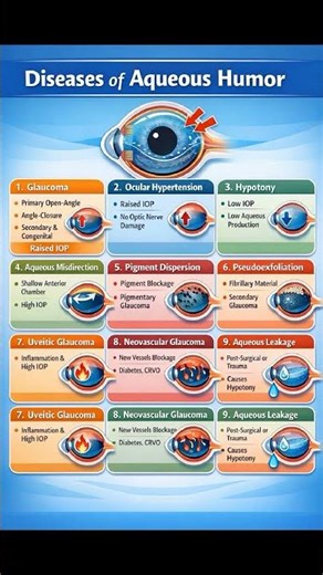 Aqueous Humour Disease #eyes #cornea #eyecare #ankh