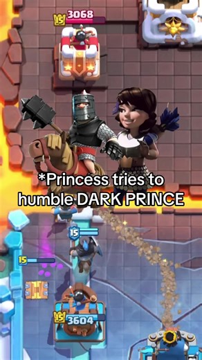 Princess doesn’t know DARK PRINCE grew up in the CITY 😂😭🔥🐺 #clashroyale #clash #supercell #voicelines #cityboys