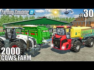 Spreading SLURRY & LIME w/ THE NEW HOLMER System | 2000 Cows Farm #30 | Farming Simulator 22