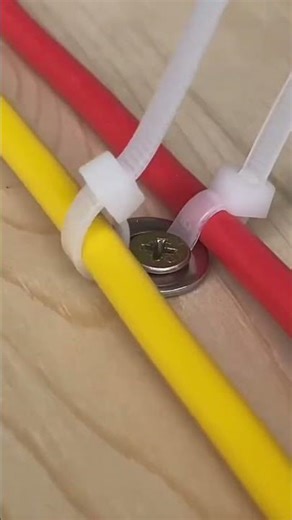 Simple Way To Mount Wires Using Screws And Zip Ties