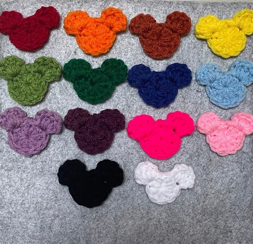 Crochet Mouse Pin, Disney Inspired Accessories, Mickey Mouse Inspired Pin Accessories - Etsy