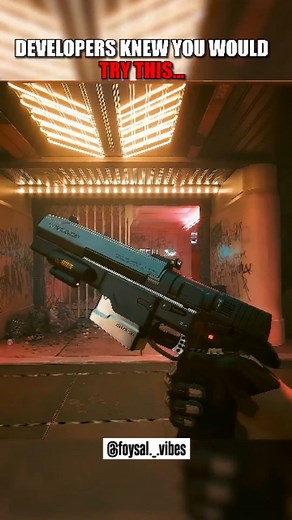 Mahdi Hasan Foysal on Instagram: "Developers knew you'd try this #shorts #cyberpunk"