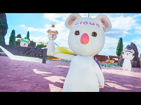 Cloud turns into a Moogle Kupo - Final Fantasy 7 Rebirth