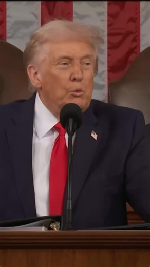 President Trump asked members of Congress on Tuesday night to stand if they agreed with his statement that the first duty of the U.S. government is to protect American citizens, not those in the country illegally. Republicans stood and applauded, while Democrats generally remained seated. “You should be ashamed of yourself, not standing up,” the president said, prompting Reps. Ilhan Omar (D-MN) and Pramila Jayapal (D-WA) to shout back from the chamber floor. Watch more by tapping the link in our