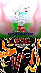 Hyper Shadic (Sonic Nazo Unleashed) vs Scarlet King (Scp Foundation) #wis #versus #edit #shorts